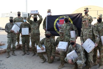 Military family member raises funds, sends 154 care packages to deployed Soldiers 