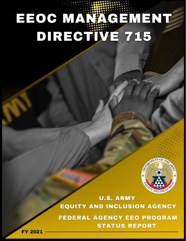 U.S. Army&#39;s 2021 Management Directive 715 Report