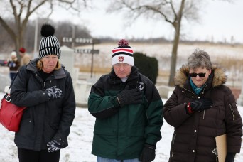 Wreaths Across America ceremony honors veterans and first responders at local cemetery